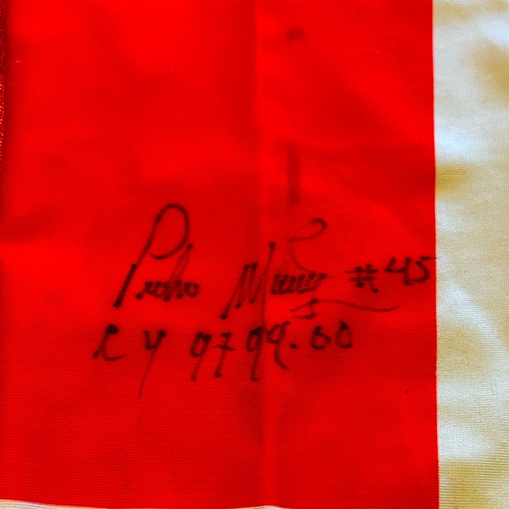 Autographed Pedro Martinez Authentic Dominican Republic Arm Sleeve